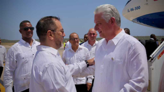 Cuban president arrives in Venezuela for ALBA-TCP Summit